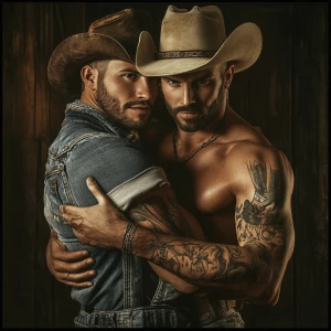 The image depicts a striking scene that combines elements of a c...