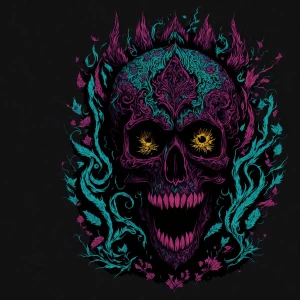 Psychedelic Gothic Art Design
A gothic-inspired design showcasin...