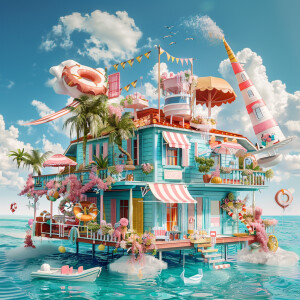 Summer Rental/ overboard movie mashup