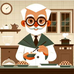 Make a caricature of the Danoff Dean of Harvard College (Rakesh...