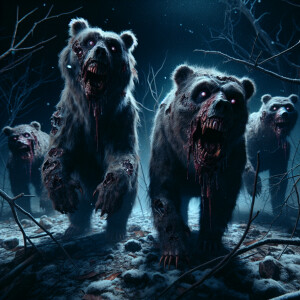 Zombie bears, horror core