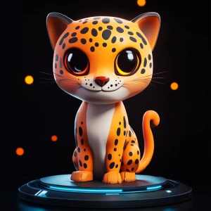 Generate mascot of Solana blockchain