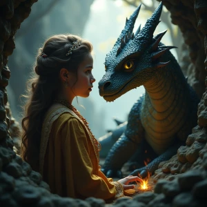 In a realm believed to have lost its dragons, a princess stumble...