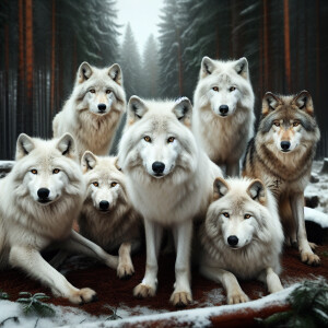 Pack of wolfs