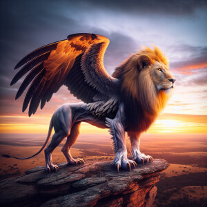 Design a lifelike creature that combines the formidable attribut...