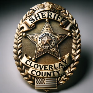 Clopay county sheriff’s office badge