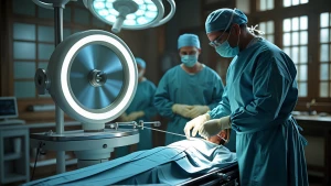 Operating surgery from a portable xray/stationary vehicle
mach...