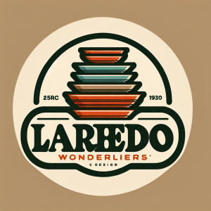 Draw a logo featuring the words “ Laredo Wonderliers”.  The logo...