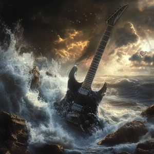 Rock Music Album Cover, Rock, Realistic