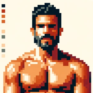 Male in underwear