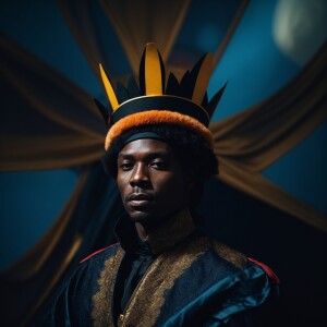 Portrait of a black king