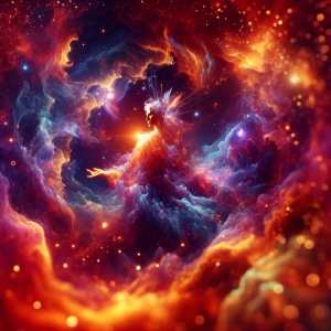supernova,celestial sensual female, ultra-detailed, ultra-realis...