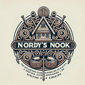 Design a logo for "Nordy's Nook," a restaurant with Nordic herit...