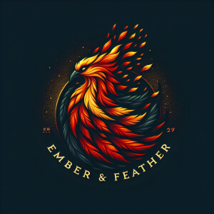 Ember & Feather Logo Design
This logo features a stunning firebi...