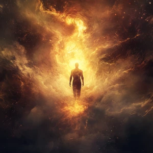 There was the likeness of a throne with the appearance of sapphi...