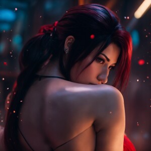 Tifa from  ff7 having sex