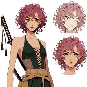 Mitsuri of demon slayer in Swimsuit