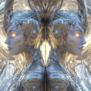 Gemini - The Twin-Hybrid Warriors
Portrait of a Gemini woman spl...