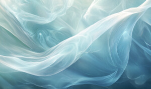 An expansive, ethereal landscape representing consciousness as a...