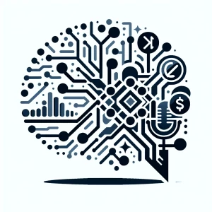 Create a logo for "Ai25 Media," a talkshow dedicated to fintech...