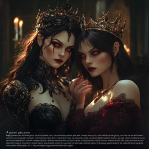 “A powerful gothic fantasy scene focusing entirely on two women....