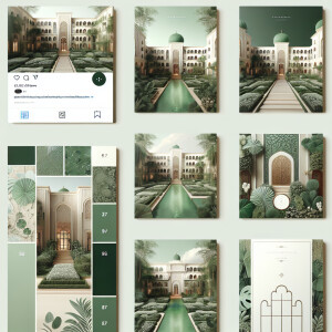 designing Instagram stories and covers for them. design for a ho...