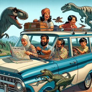 Create a mashup story combining elements from Jurassic Park and...