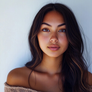 A 19-year-old woman of Mexican and Hawaiian descent with a clean...