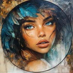 In the style of accented art