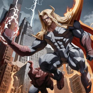 Thor with a devil form