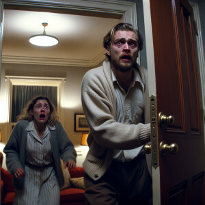 "Create a scene depicting the fifteenth frame. Show the interior...
