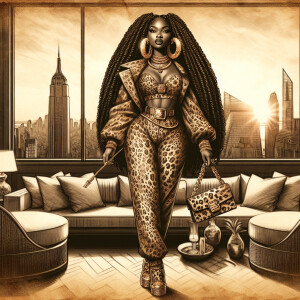 Design a worms eye view A life-size Boujee oversized bobble -hea...