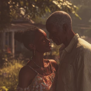 Generate a realistic, lifelike image of a middle-aged African Am...