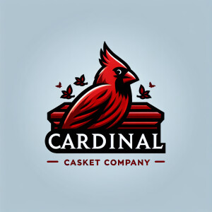 Make a logo for Cardinal Casket Company