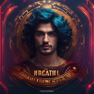 A logo for twitch and youtube streamer Allen The Great. Ancient...