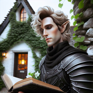 Caranthir-Ar-Fieniel from the Witcher. Black eldritch armor. Pal...