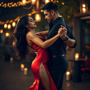 “A cinematic, romantic scene featuring Dahlia Valentina (DahliaV...