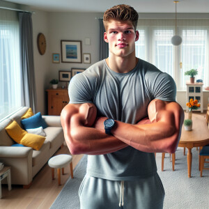 He is an 18-year-old basketball player. He is Dutch he is heavil...