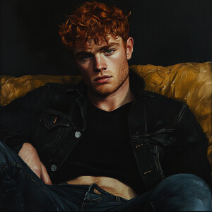 score_9, score_8_up, score_8_up, 22yo, 1man, solo, ginger  hair,...