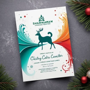 Christmas celebration invitation card of Sharanam Animal Care An...
