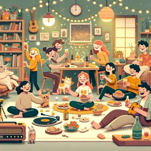 "Create a charming and lively stop motion animation featuring a...
