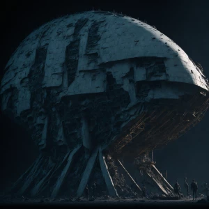 In the virtual time-warped starship hangar, an ancient metallic...