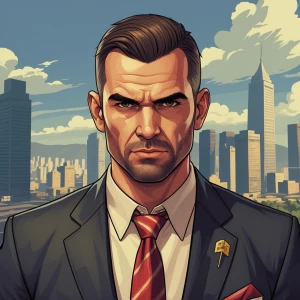 Chris Jones, gta art style