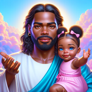 Create a 3D realistic artwork featuring the phrase 'Jesus Saves'...