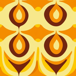 Design a seamless and repeating pattern suitable for fabric prin...