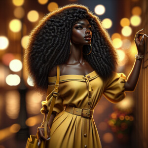 Standing against the wall striking a eloquent pose 8K Glossy hyp...