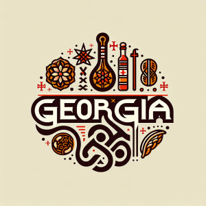 Logo for the Georgian restaurant "Georgia"