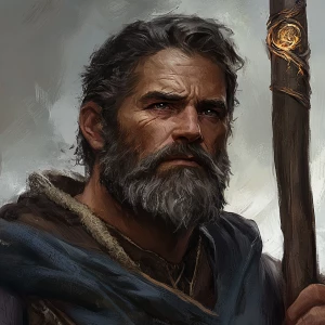 Up close art of the head of 47 year old man that is 6’0 and weig...