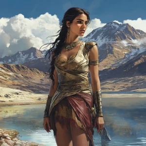 Illustrate Mugala, the unsung heroine of the ancient Silk Route,...