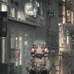 In the heart of a once-lively cityscape frozen in the ‘50s aesth...